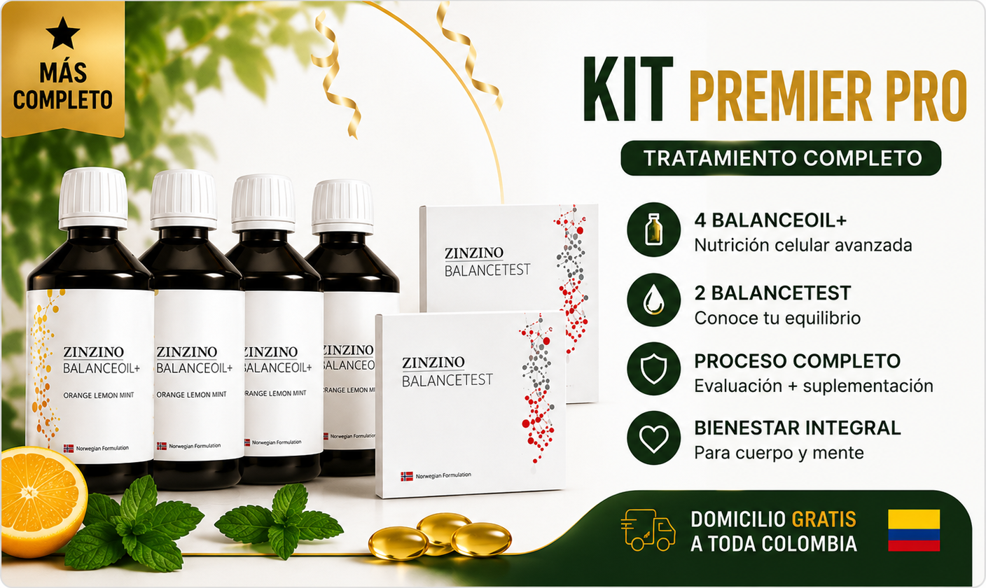 Kit Premier Pro con cuatro BalanceOil+ y dos BalanceTest